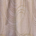 thumbnail image 4 of Designart 'Gold Rose Abstract Geometry Luxury' Mid-Century Modern Curtain Panel, 4 of 5