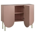 thumbnail image 2 of TMS Pavlina Scalloped 3 Door Sideboard, Pink, 2 of 5