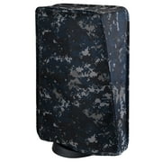 PlayVital Standing Nylon Dust Cover for PS5, Anti Scratch Waterproof Cover Sleeve for PS5 Digital Edition & Disc Edition - Urban Digital Camo