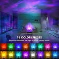 thumbnail image 5 of Aurora Borealis Night Light Projector, Aurora Dreamscape Projector, 16 Colors Rotating Water Ripple Night Light with Remote Control, for Party Bed Room, Living Decoration, 5 of 6
