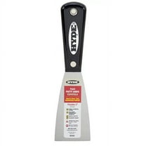 Hyde 2" Flexible Putty Knife Black & Silver - Carbon Steel Blade - 2"