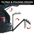 thumbnail image 3 of Yeshouse Bike Rack Hitch Mount for Cars, Foldable 2 Bikes Bicycle Car Racks with Hitch Tightener and Strap,Bike Carrier Rack Hitch for SUV, 3 of 7