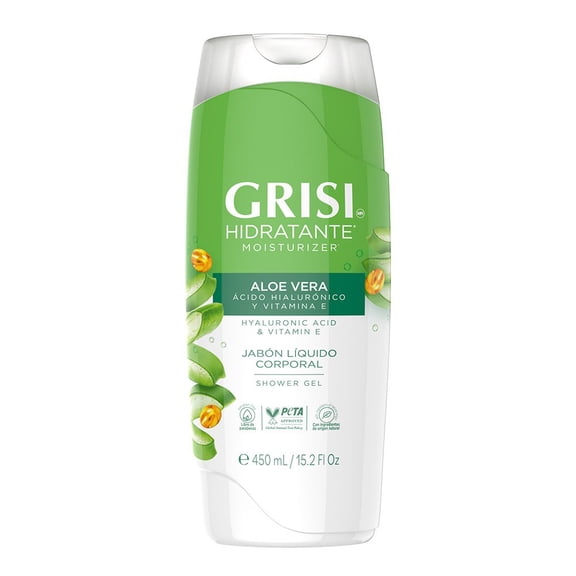 Shower Gel Grisi Aloe Vera + AH 450 ml