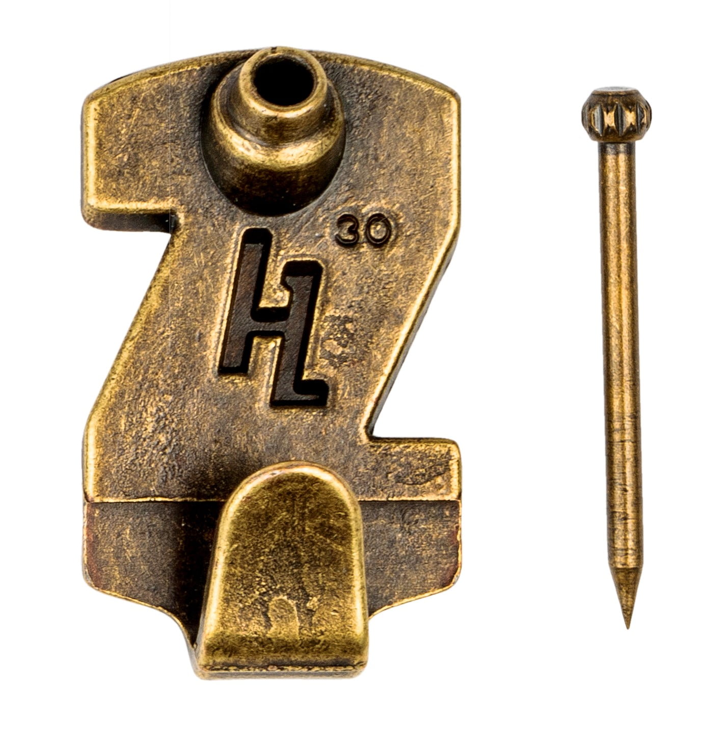 HangZ 30003B Gallery 30lb Picture Hooks (50-Pack)