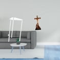 thumbnail image 2 of Mesita de noche,Mesa auxiliar de acrílico transparente,mesa auxiliar transparente de 2 niveles,Mesa pequeña de acrílico,mesita de noche pequeña,compacta,Estatua católica,Estatua de la, 2 of 8