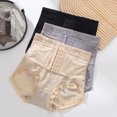 thumbnail image 4 of LNWUY Men's Tummy Control Shapewear Underwear High Waist Body Shaper Slimmming Girdle Waist Trainer Lace Briefs Beige XL, 4 of 9