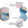 thumbnail image 5 of 60x72 Inch Shower Curtains for Bathroom Pink Blue Fabric Bath Curtain Decor Modern Artwork Oil Painting Abstract Waterproof Restroom Curtains Shower Set Accessories with 12 Hooks 60 Inch, 5 of 6