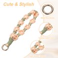 thumbnail image 3 of Uxcell 2 Pcs Correa para Teléfono con Pestañas de Sujeción, Pulsera Lanyard Hecha a Mano para Mujeres y Niñas, Rosa, 3 of 7
