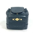 thumbnail image 1 of Pre-Owned Versace Sunburst Backpack Black GoldHardware (Fair), 1 of 12