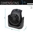 thumbnail image 4 of Calefactor y ventilador Techni Home Dual Comfort 1500W portátil, 4 of 8