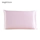 thumbnail image 1 of Funda de almohada de seda de morera Funda de almohada transpirable de 2 lados Funda de almohada de color sólido para la piel del cabello, Rosa, 51x36cm kenally HA003379-05, 1 of 7