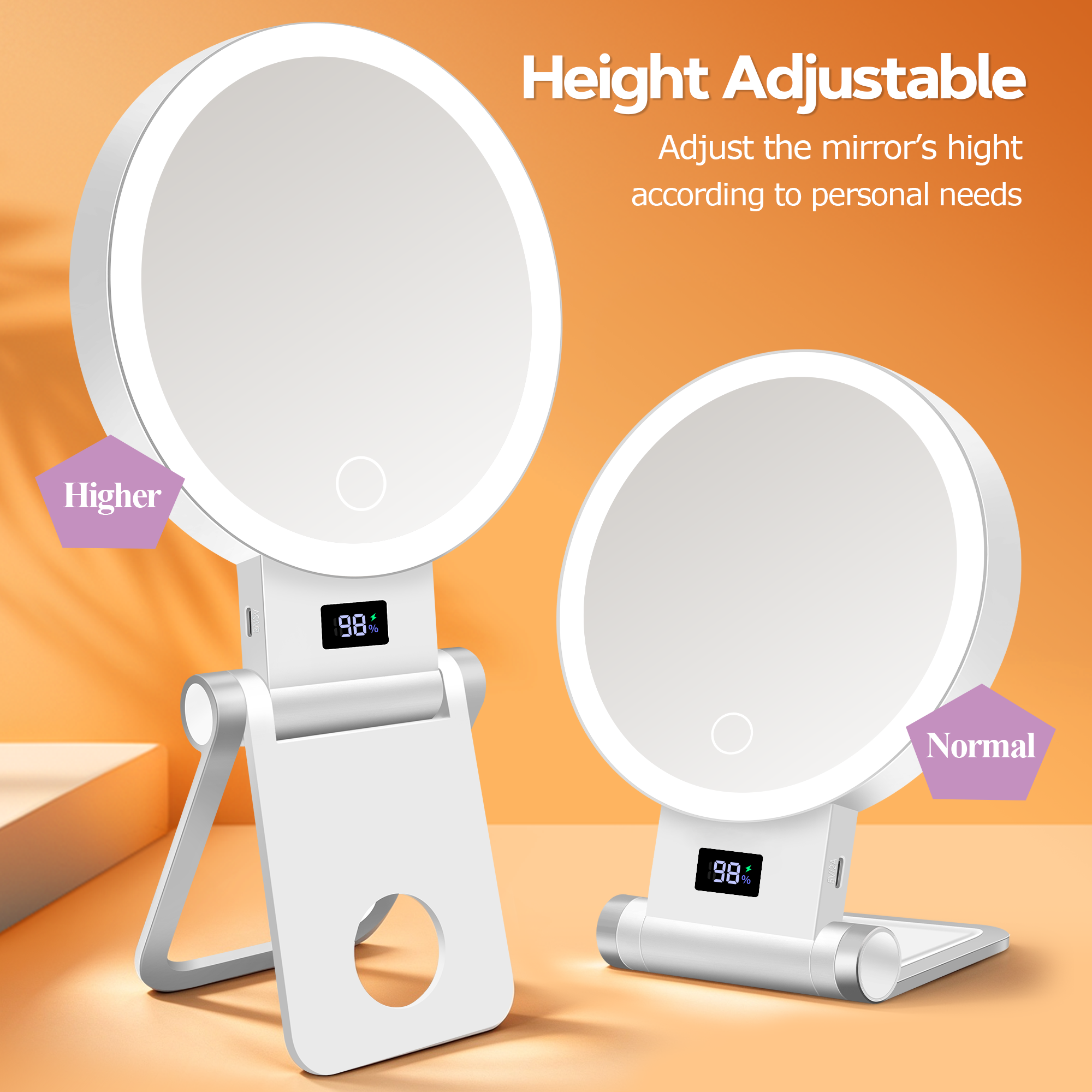 BBeauty Planet 30X/1X LED Magnifying Mirror, Rechargeable photo 7