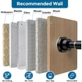 thumbnail image 2 of Tension curtain rod spring loading, adjustable without drilling, suitable for windows, doorways, bathrooms, kitchens, wardrobes, 2 of 5