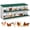 Green, variant on Lumiparty 6 Compartment Chicken Nesting Box, Two-Tier Galvanized Steel Hen Nesting Box with Large Vents, Egg Laying Box for Egg Collection, Red