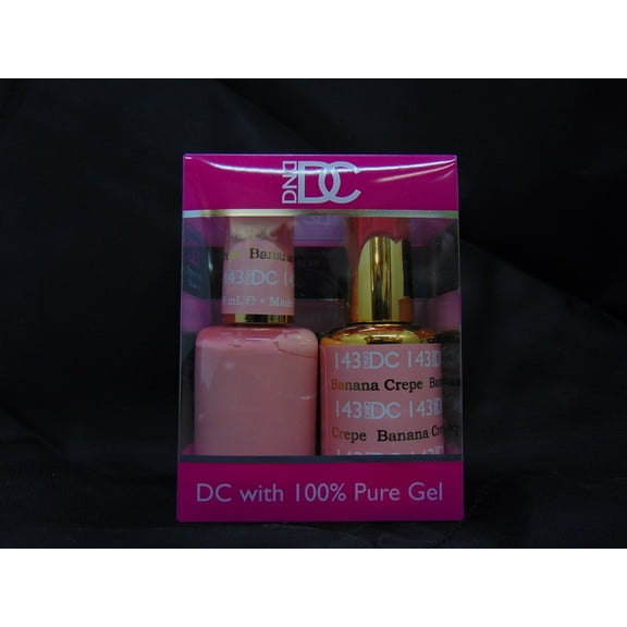 DND - DC Duo Soak off Gel & Matching nail polish, #143 Banana Crepe