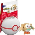 thumbnail image 1 of MEGA Pokémon Rowlet Building Toy Kit, Poseable Action Figure (24 Pieces) for Kids, 1 of 6