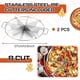 thumbnail image 4 of 2 Cortadores de Tartas Redondos de 10,6 Pulgadas de Diámetro, de Acero Inoxidable, para Uso Comercial y Doméstico (8 Rebanadas)., 4 of 5