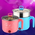 thumbnail image 4 of Mini olla eléctrica de acero inoxidable multifunción de 1,6 L ollas de cocción al vapor para cocinar fideos / olla caliente / papilla de arroz sidaley JJ11256-09B, 4 of 4