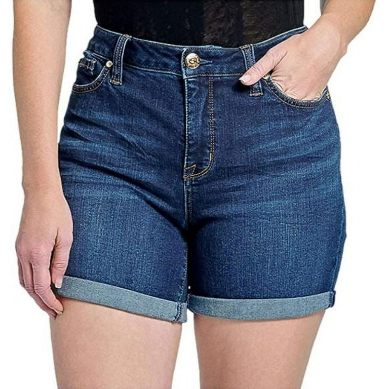 SEVEN7 Ladies Weekend 5 in Denim Short in Pride 14 Walmart
