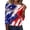 Blue_#04, variant on Sewkxo Tshirt for Women Plus Size 250th Anniversary American Flag Printed 3/4 Sleeve Round Neck Pullover Tops Spring Summer Baggy Fit Casual T Shirts,Beige 2XL