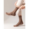 thumbnail image 4 of BH-JJSMGS 5/6 Pairs Pack Solid Crew Calf Socks For Men Breathable Casual Multi-Colored US Size 7-12, 4 of 7