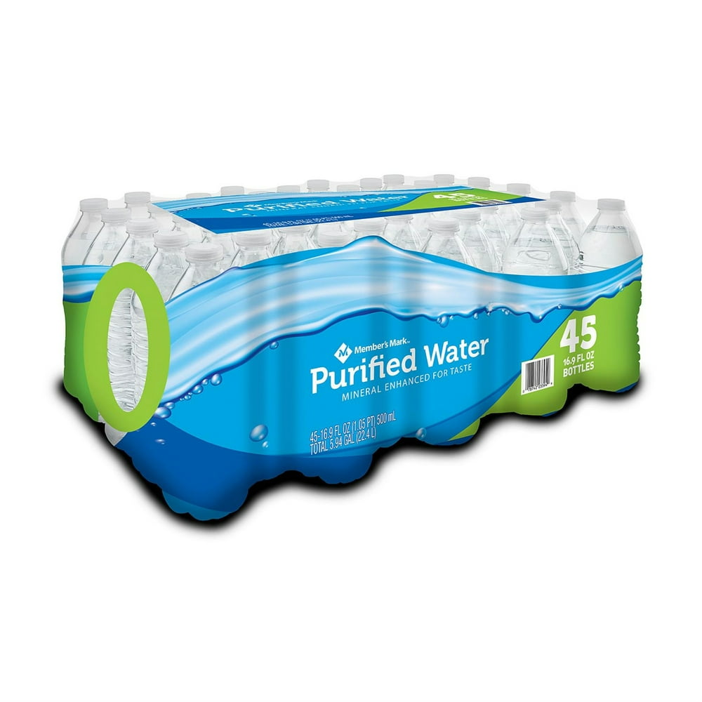 Member S Mark Purified Bottled Water (16.9oz / 45pk) Wholesale, Cheap