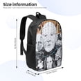 thumbnail image 2 of Hellraiser Backpack, Large Capacity Daypack Backpack, Extra Large Laptop Backpack for College Work Daily, Lightweight Daypack Bookbag, 16.9x12.6x5.5 Inch, 2 of 8