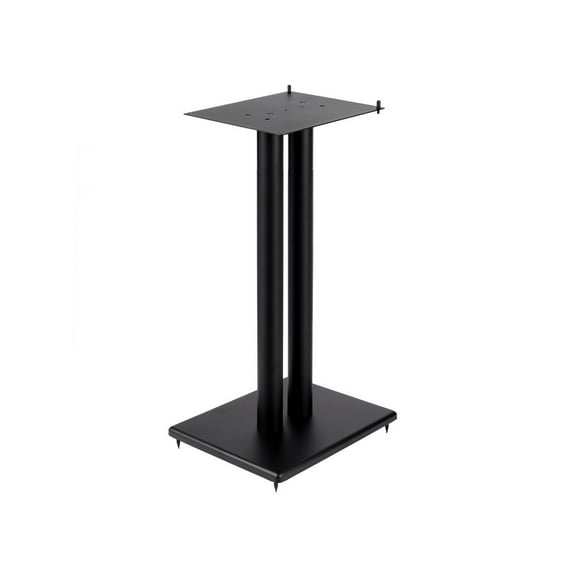 Monoprice Monolith 32in Steel Speaker Stand with Adjustable Top Plate (Each) Hold Speakers Weighing Up To 75 Pounds, Scratch‑Resistant, Perfect For Center or Bookshelf Speakers