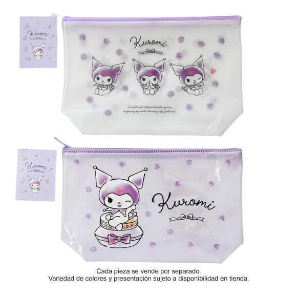 Bolsa Multiusos Prichos Kuromi de Plástico Textil y Metal Varios Modelos 1 Pieza