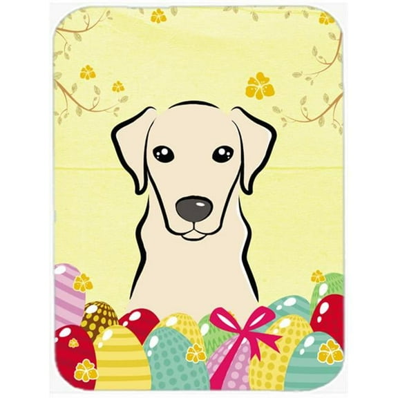 Carolines Treasures  Yellow Labrador Easter Egg Hunt Mouse Pad
