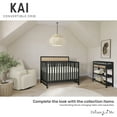 thumbnail image 4 of Dream On Me Kai Convertible Crib, Matte Black, 4 of 13