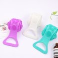 thumbnail image 3 of Video Included Silicone Back Strip Bathing And Dead Skin Scrubbing Towel, Bathing Artifact, Back Rubbing, Powerful Double-sided Back Scrubbing Towel - Sky Blue, 3 of 8