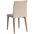 thumbnail image 4 of Manhattan Comfort Chaise d'Appoint Rembourrée Charles en Beige Foncé, 4 of 6
