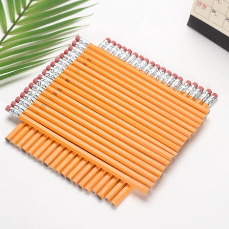 S & E TEACHER'S EDITION Woodcased #2 Pencils, Pre-sharpened, 2 HB Lead Bulk Box Pencil Pencils No 2 Yellow Pencils With Erasers 200 Pcs