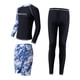 thumbnail image 5 of Traje de baño de manga larga para hombre, traje de baño elástico para surf, natación, verano L, 5 of 9