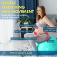 thumbnail image 2 of Pelota de embarazo ProBody Pilates de 75 cm con libro, 2 of 9