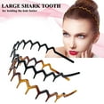 thumbnail image 2 of 1/2x Plastic Headbands Alicebands Grip Teeth Spiky Hair Accessories Girls Ladies H7L8, 2 of 8