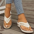 thumbnail image 7 of Willtoo Orthopedic Sandals for Women 2026 Ladies Arch Support Wedge Flip Flops Casual Beach Sandal Slippers, 7 of 7