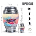 thumbnail image 3 of Neon Fluid Motoring Cremation Urn, Large Urn For Ashes Adult Male, Memorial Urns For Mom Ashes, Funeral Urns Male And Female Ashes, Unique Urns For Ashes, Urn For Women - 10inch, Burial Urns For Ash, 3 of 5
