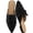 Black, variant on Mules for Women Slip On Casual Work Slide Pointed Toe Backless Loafers Shoes