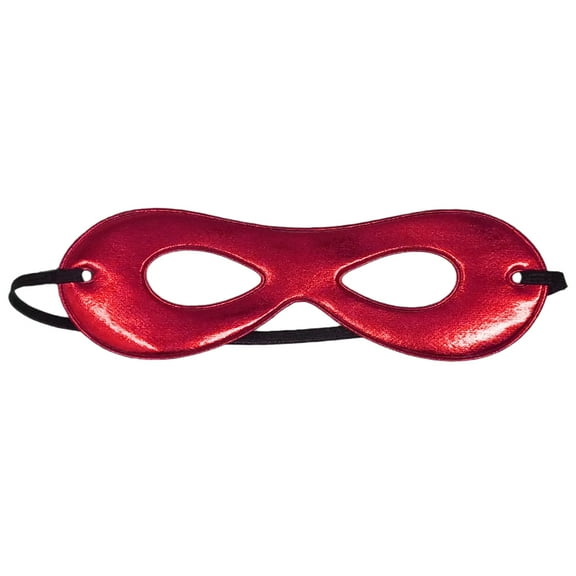 SeasonsTrading Adult Shiny Red Superhero Mask - Costume Party Eye Mask