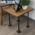 thumbnail image 4 of 3/4 In  X 18 In  Square Flange Pipe Table Legs - 4 Pack, 4 of 10