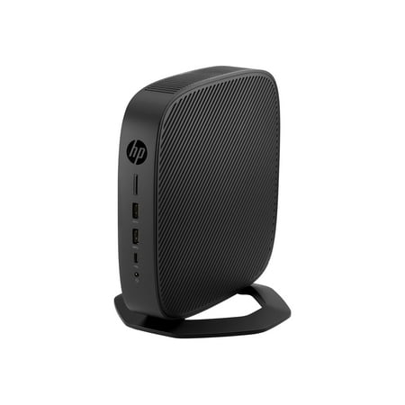 HP t640 - Thin client - SFF 1 x Ryzen Embedded R1505G / up to 3.3 GHz - RAM 4 GB - flash - eMMC 32 GB - Radeon Vega 3 - Gigabit Ethernet - HP ThinPro - monitor: none - Smart Buy