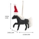 thumbnail image 5 of Colgante Manual Ganfancp Caballo Simulación Decoración Navidad Pata de Gallo, 5 of 5