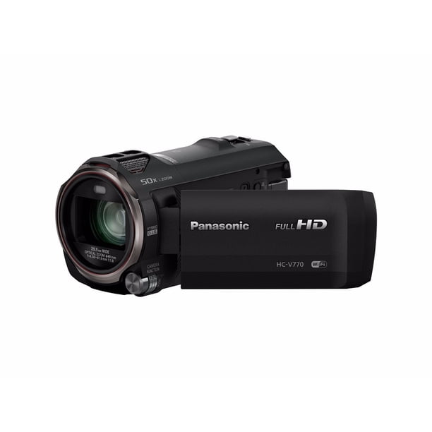 Panasonic HC-V770 HD Camcorder with Wi-Fi, 64GB SD Card, 57-Inch