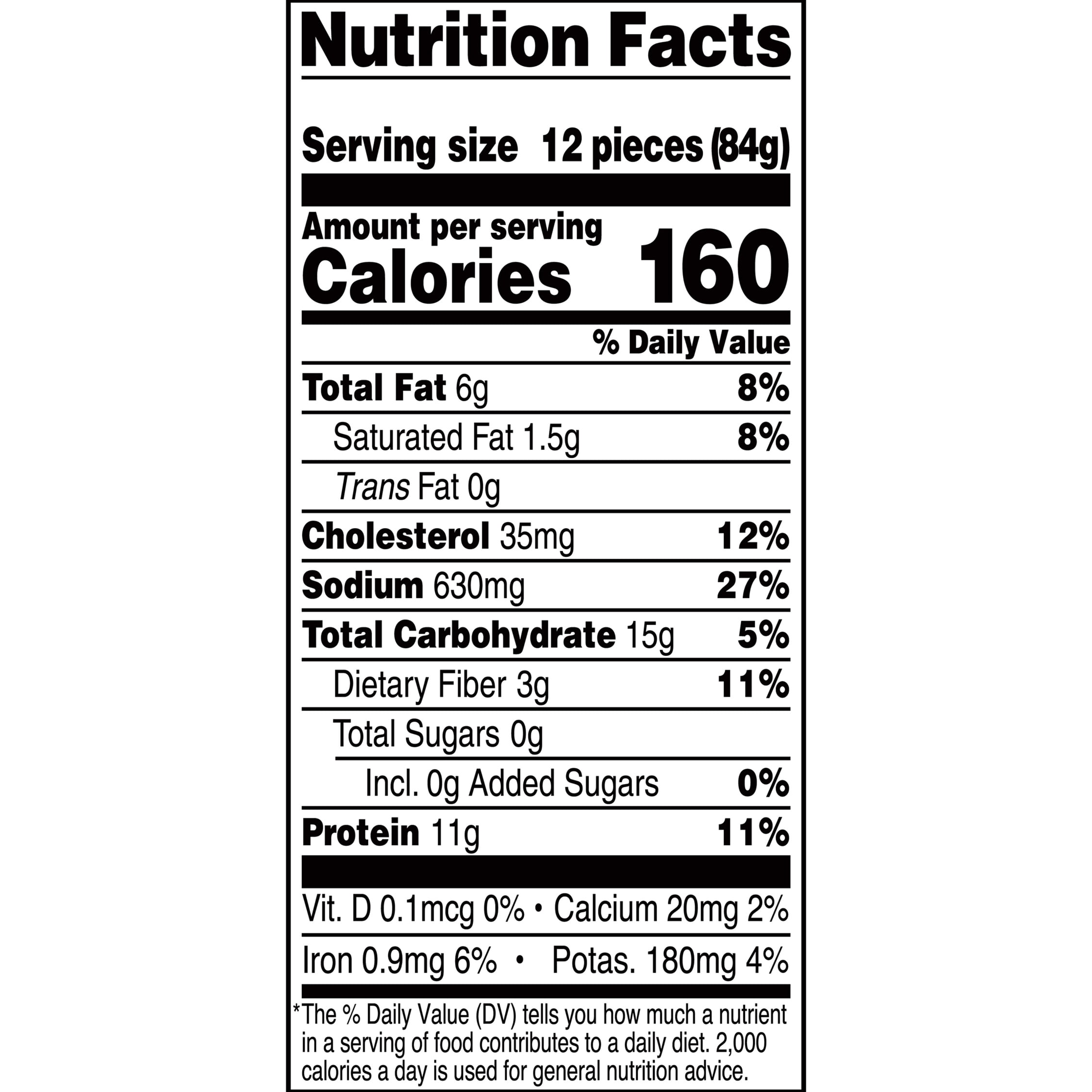 Checkers Rally's Fully Cooked Seasoned Chicken Bites, Frozen, 28oz