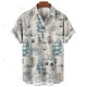 thumbnail image 3 of Camisa hawaiana retro unisex para hombre, camisa de talla grande, camisa retro con estampado 3D de velero y brújula marina, camisetas holgadas de manga corta para hombre, 3 of 5