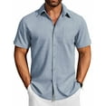 thumbnail image 6 of COOFANDY COOFNDY Mens Casual Button Down Shirts Fishing Shirts for Men Summer Beach Shirt, 6 of 7