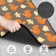thumbnail image 3 of Pofeuu Squirrel And Maple Leaves Print Car Foot Mat Set of 4 Pieces - All-Weather Full Set Floor Mats for Cars Trucks SUVs, 3 of 7