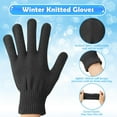 thumbnail image 2 of Lsupdaol 10 Pair Winter Gloves Bulk Warm Knitted Stretchy Gloves with Multicolor for Unisex Men Women, 2 of 7